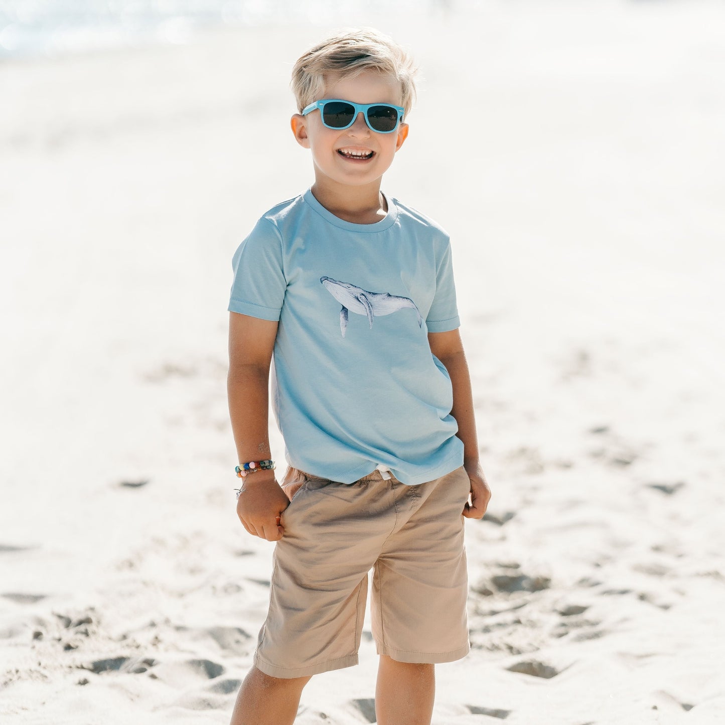 Premium Organic Shirt Kinder Wal links