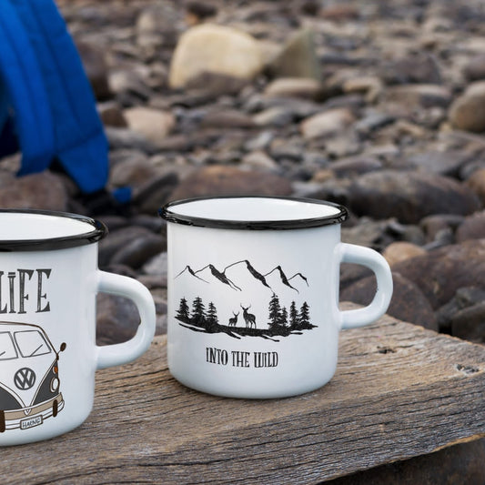 Emaille Tasse Klein INTO THE WILD