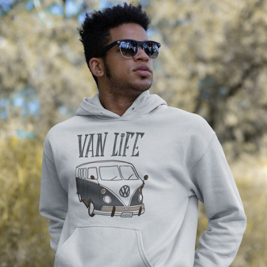 Classic Hoodie - Mit Taschendruck VAN LIFE