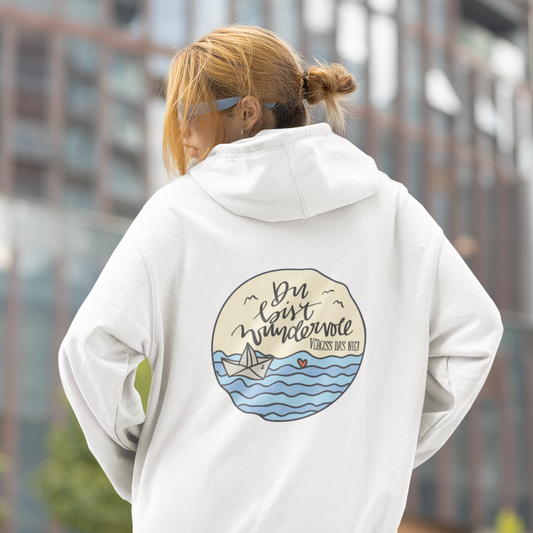 VACANCY Oversized Hoodie DU BIST WUNDERVOLL