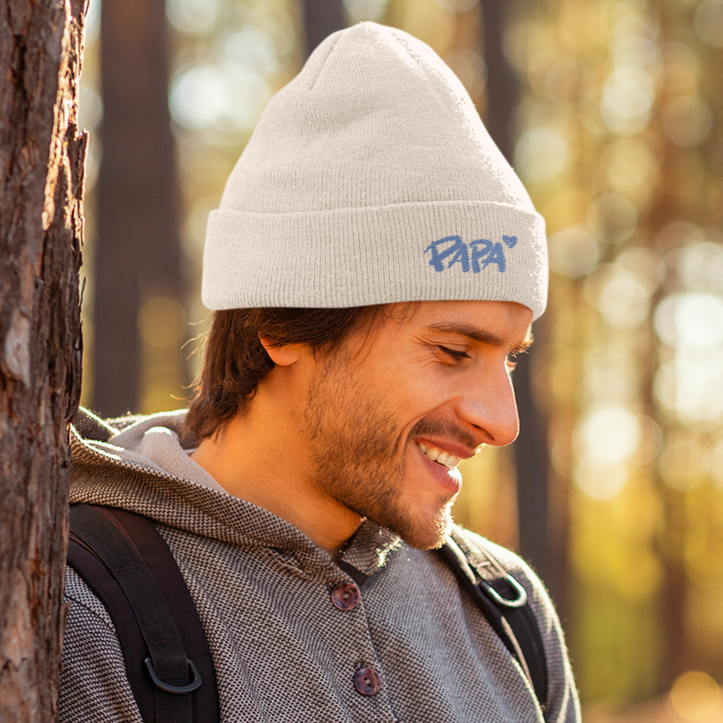 Beanie PAPA BLAU