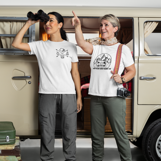 Premium Organic Shirt Women CAMPING KREUZ