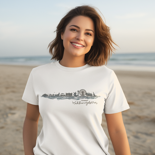 Premium Organic Shirt Women SKYLINE KÜHLUNGSBORN