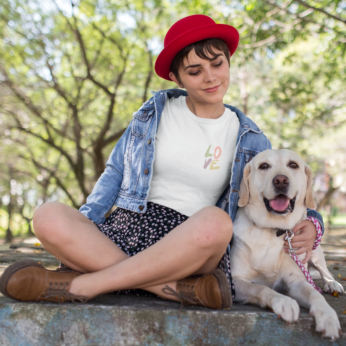 Premium Organic Shirt Women love