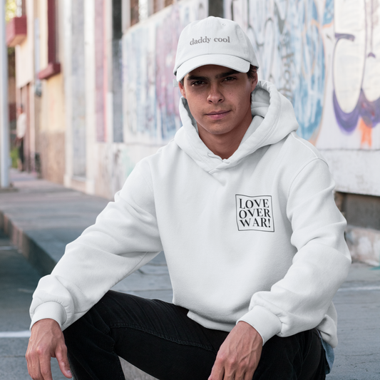 VACANCY Oversized Hoodie LOVE OVER WAR !