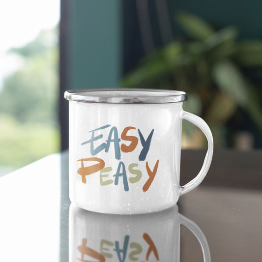 Emaille Tasse Klein EASY PEASY