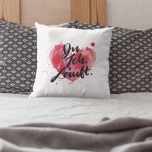 Kissen DU. ICH. LÄUFT.