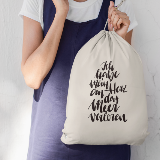 Gym Bag ICH HABE MEIN HERZ AN DAS MEER VERLOREN