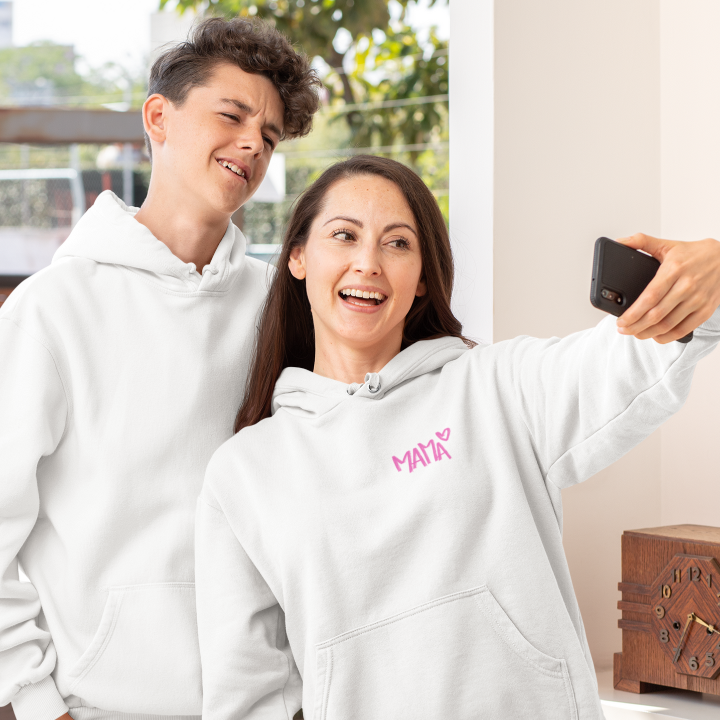 Premium Organic Hoodie MAMA PINK