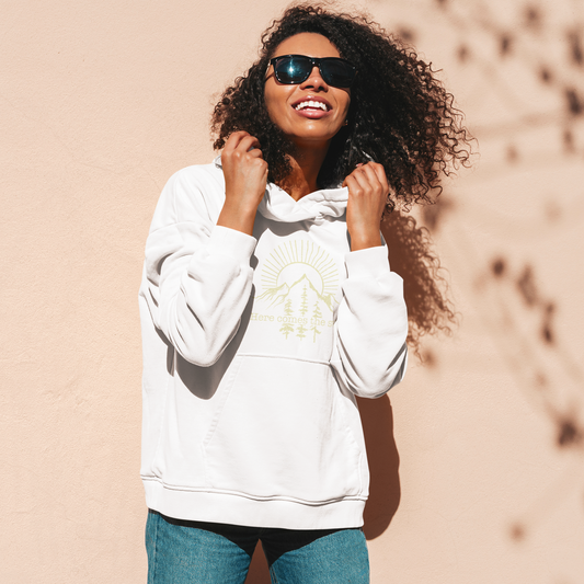 VACANCY Oversized Hoodie - Mit Taschendruck SONNENUNTERGANG