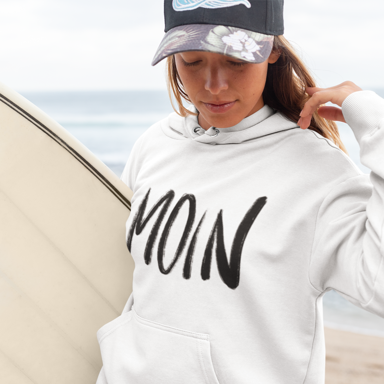 Classic Hoodie - Mit Taschendruck Moin