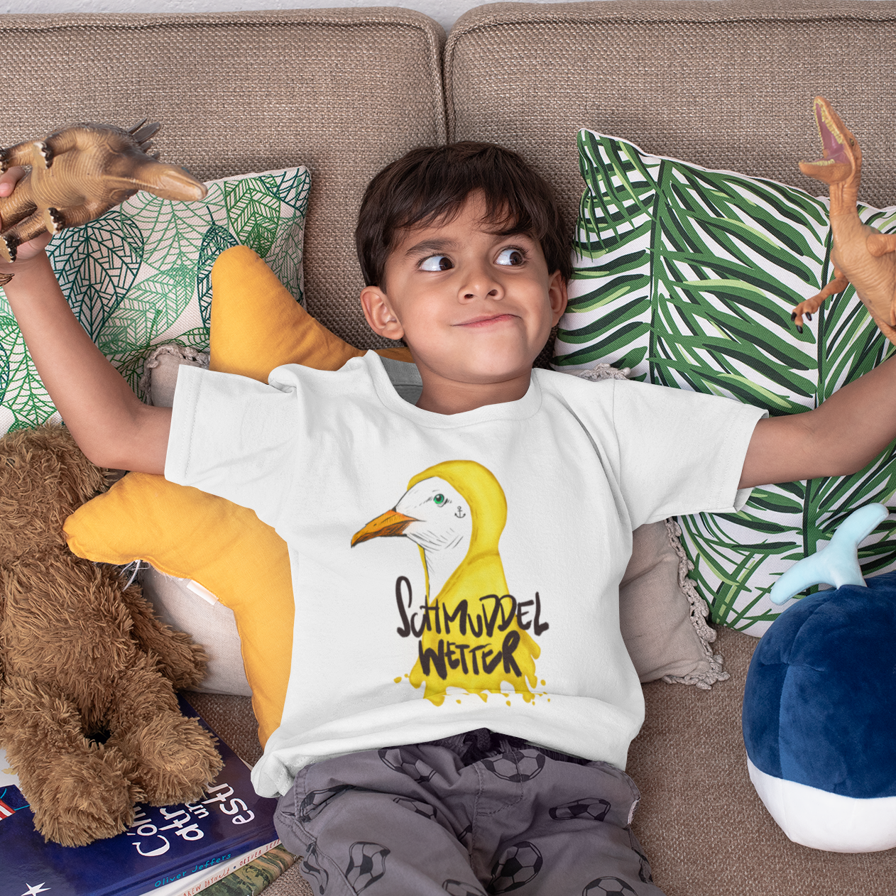 Premium Organic Shirt Kinder Schmuddelwetter