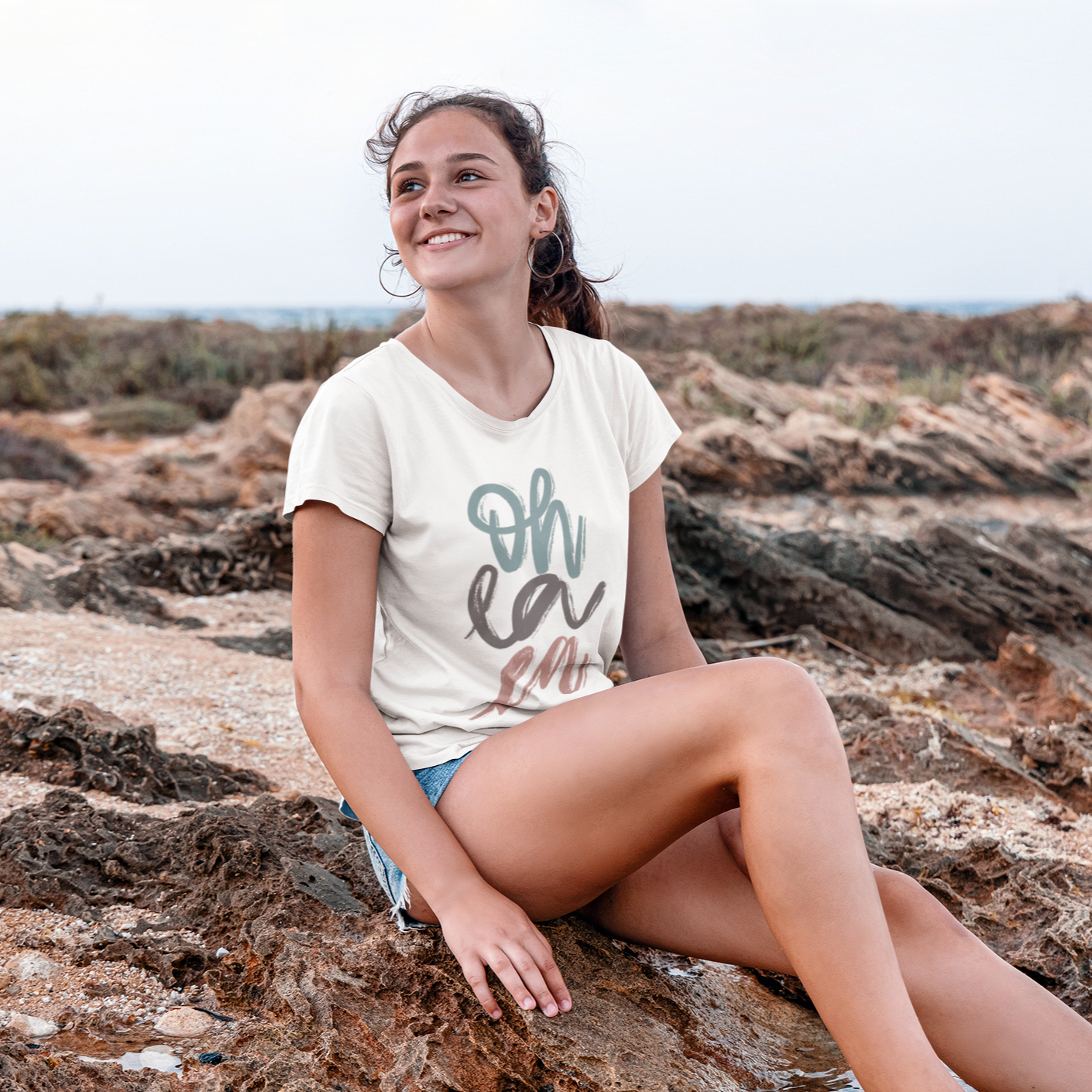 Premium Organic Shirt Women OH LA LA