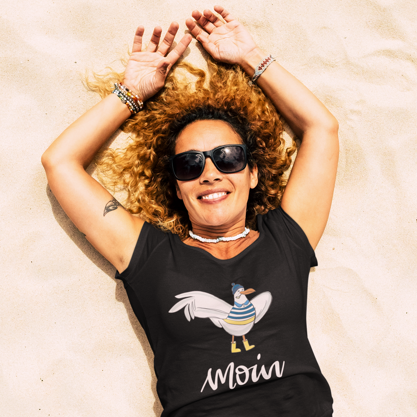 Premium Organic Shirt Women Moin Möwe