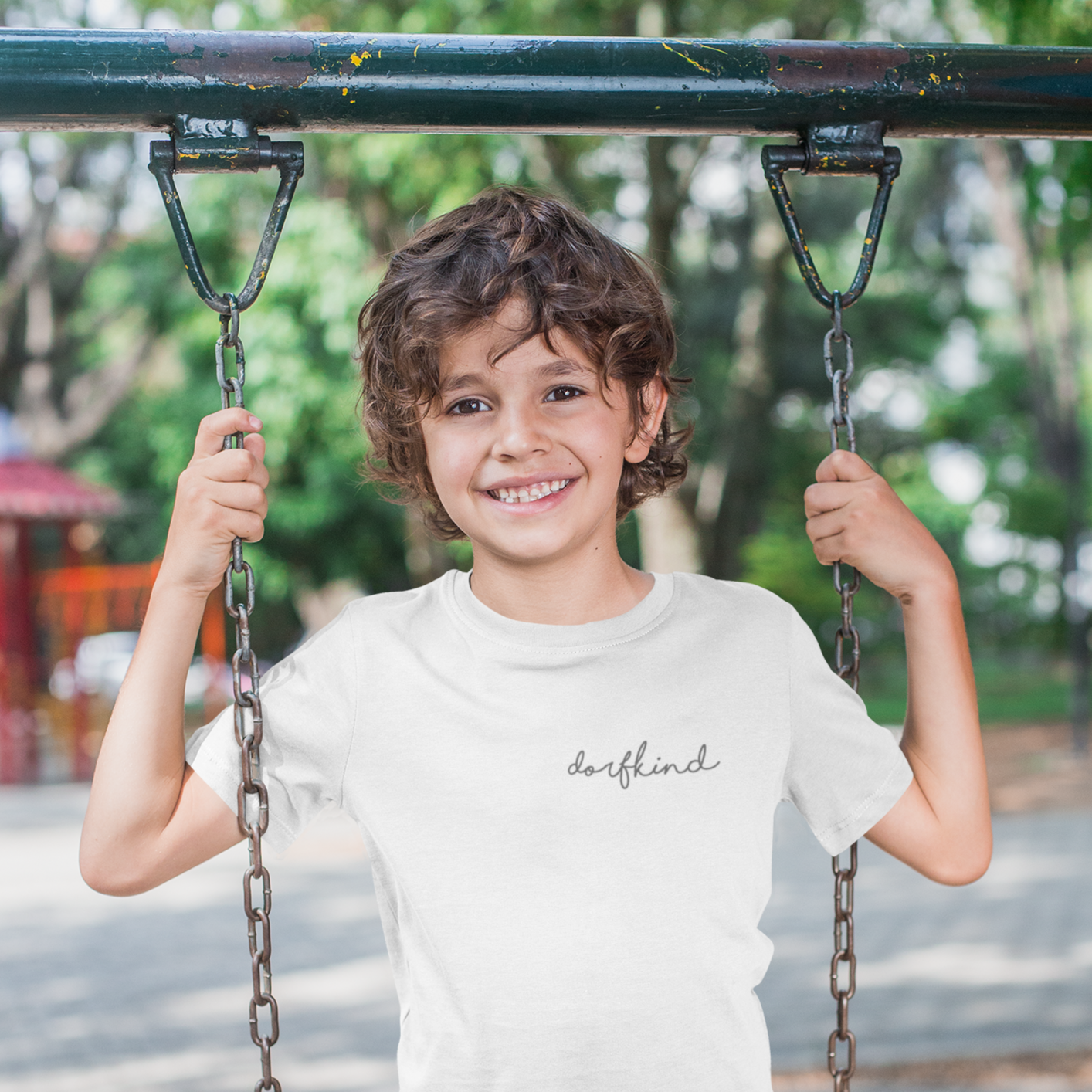 Premium Organic Shirt Kids dorfkind klein