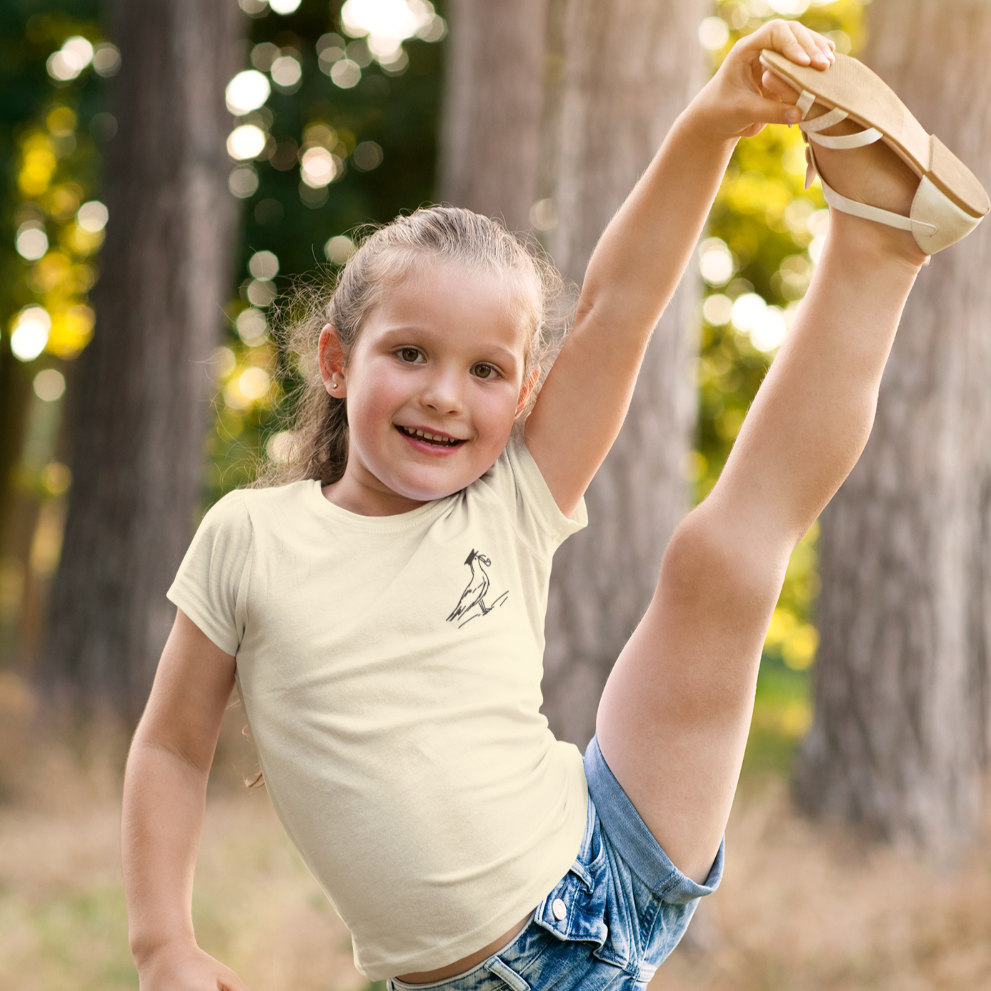 Premium Organic Shirt Kinder kleine Möwe
