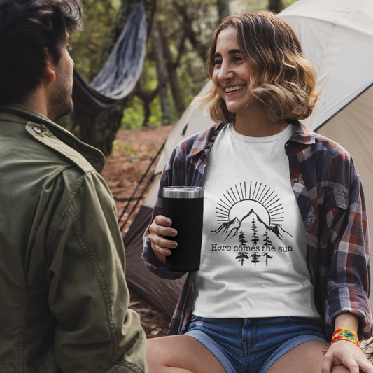 Premium Organic Shirt Women HERE COMES THE SUN