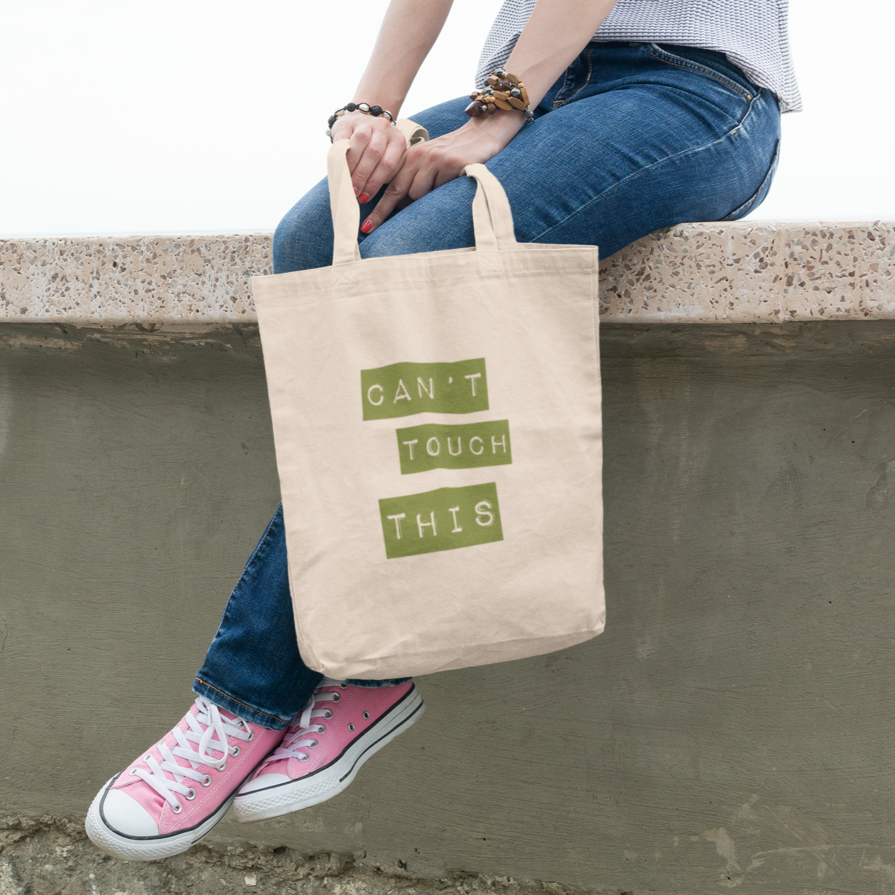 Jutebeutel CAN´T TOUCH THIS