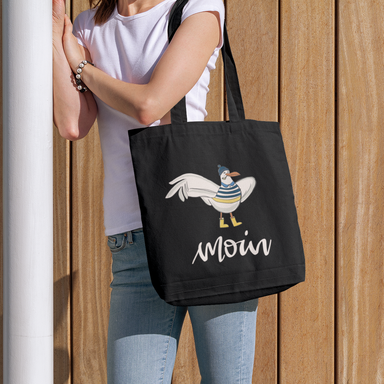 Jutebeutel MOIN MÖWE