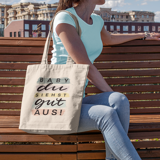 Jutebeutel BABY DU SIEHST GUT AUS