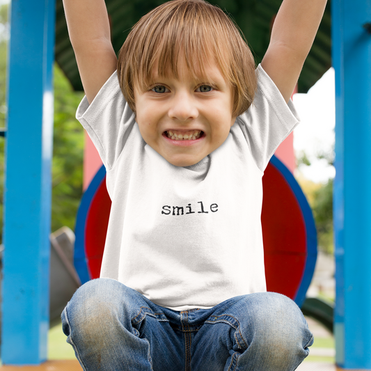 Premium Organic Shirt Kinder SMILE