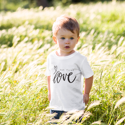 Premium Organic Shirt Kinder but first love